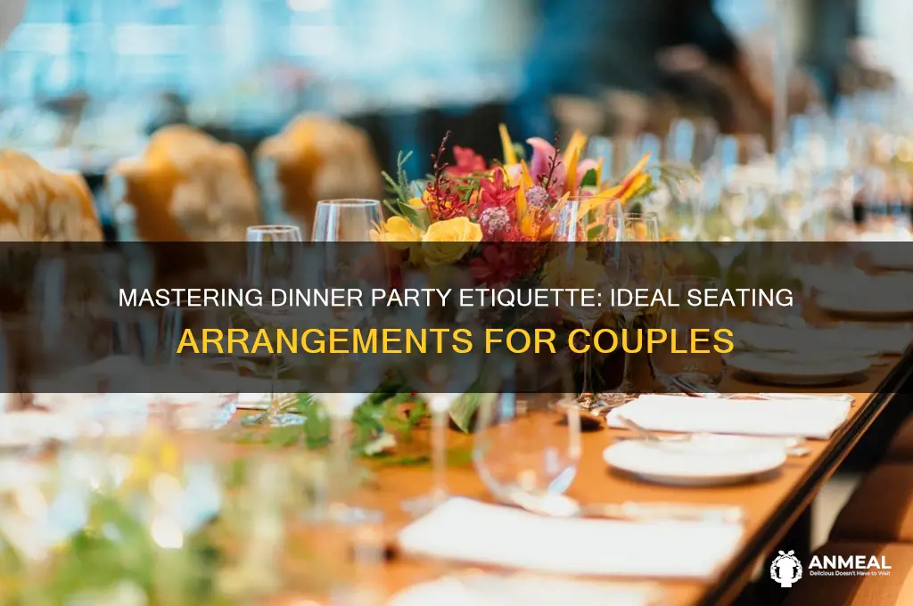 how should couples sit at a dinner party