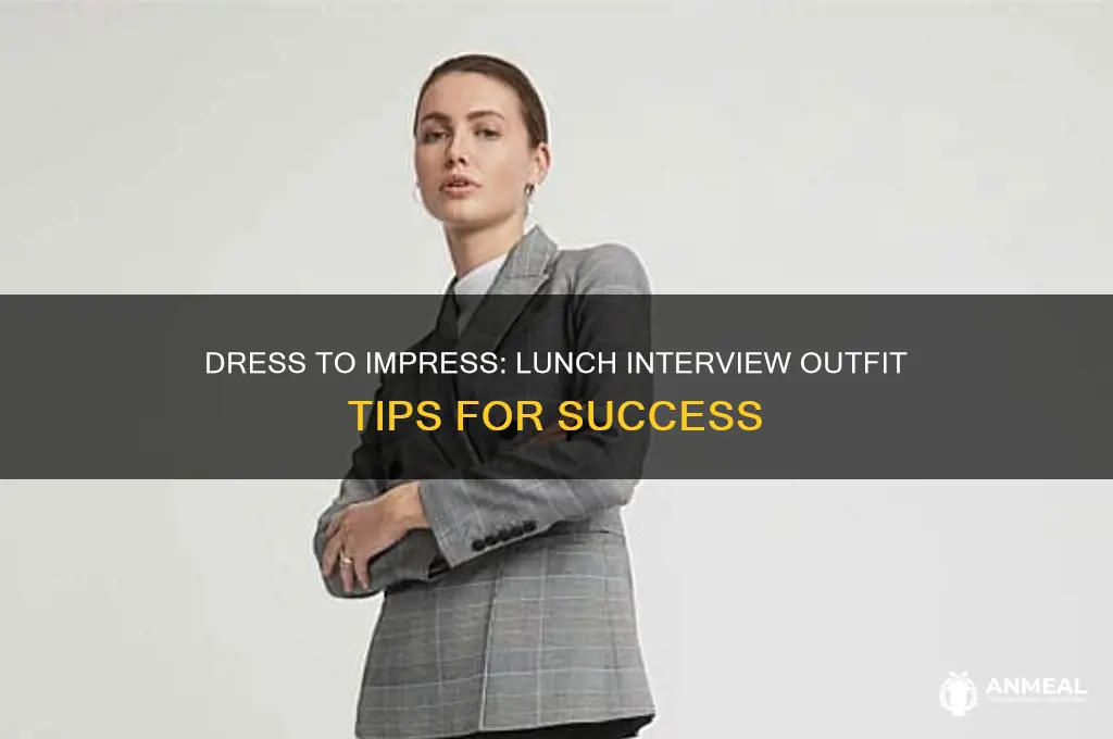 how should i dress for a lunch interview
