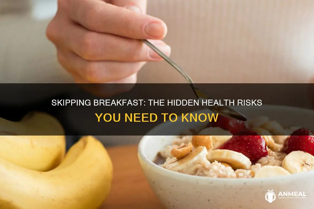 how skippin breakfast hurts