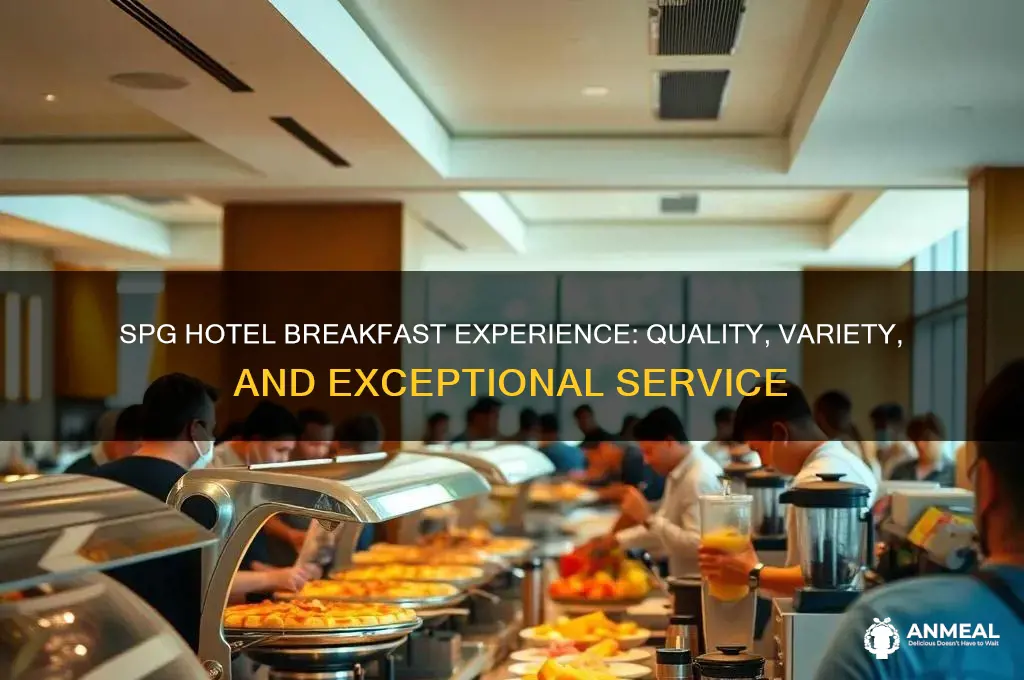 how spg hotel handle breakfast