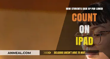 Simplify School Lunch Counts: iPad Sign-Up Guide for Students