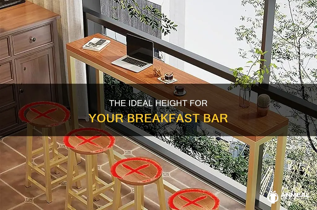how tall is a breakfast bar