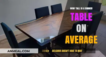 Average Dinner Table Height: A Guide to Standard Dimensions