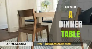Standard Dinner Table Height: Finding the Perfect Fit for Your Space