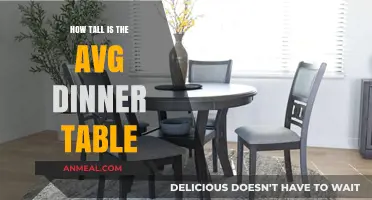 Standard Dinner Table Height: A Guide to the Average Dimensions