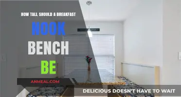 The Perfect Height for a Breakfast Nook Bench