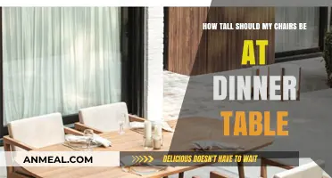 Perfect Chair Height for Comfortable Dining Table Experience