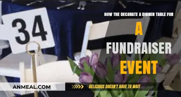 Elegant Fundraiser Table Decor: Tips for a Stunning Dinner Setup
