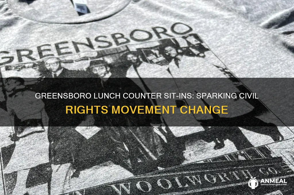 how the greensboro lunch counter sit-ins