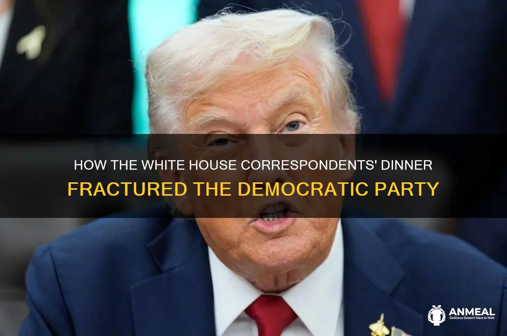 how the white house correspondents dinner broke the democratic party