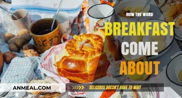 The Etymology of Breakfast: Morning Meal's Origin