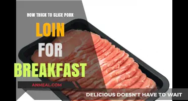 The Perfect Thickness for Slicing Pork Loin Breakfast Strips