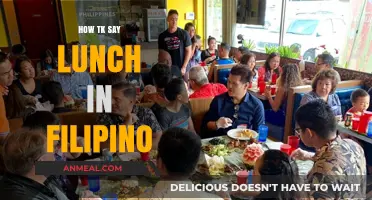 How to Say Lunch in Filipino: A Quick Language Guide