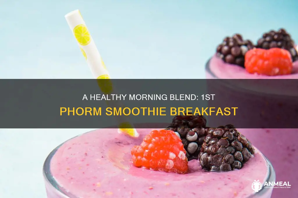 how to 1st phorm smoothie breakfast