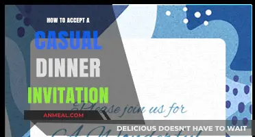 Mastering the Art of Accepting Casual Dinner Invitations Gracefully