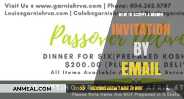 Mastering the Art of Accepting Dinner Invitations via Email Gracefully