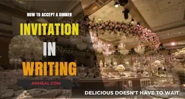 Gracefully Accepting Dinner Invitations: A Guide to Writing Thoughtful Responses