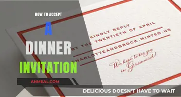 Mastering the Art of Graciously Accepting Dinner Invitations with Ease