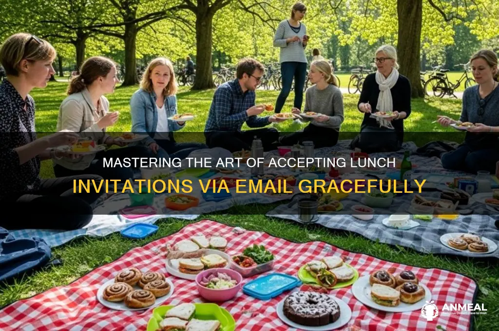 how to accept lunch invitation email