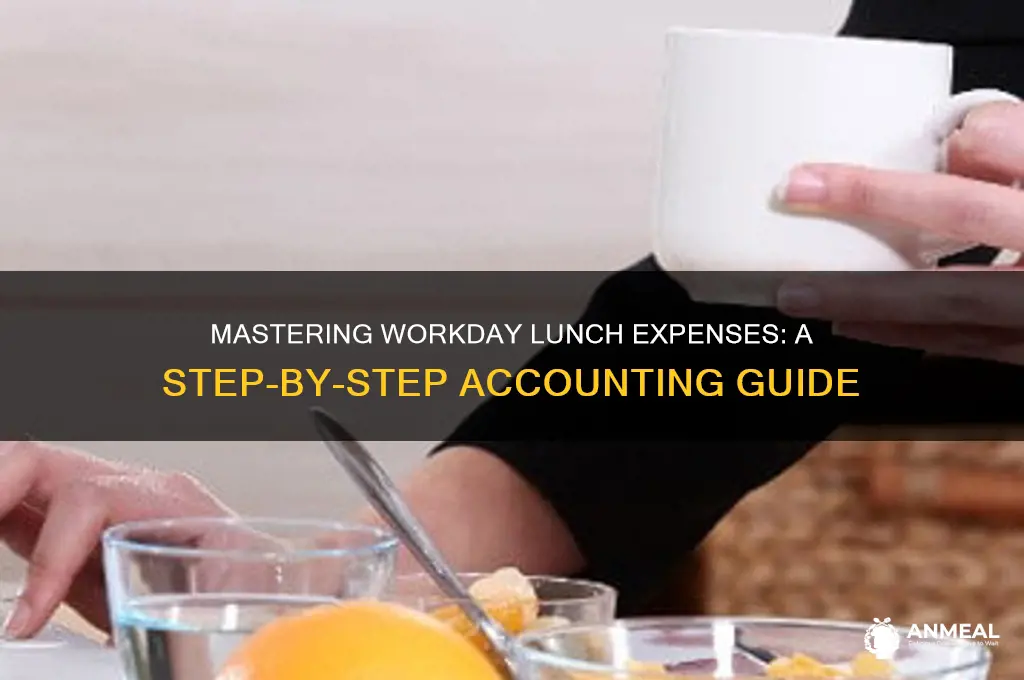 how to account for your lunch in workday