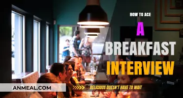 Breakfast Interviews: Strategies for Success