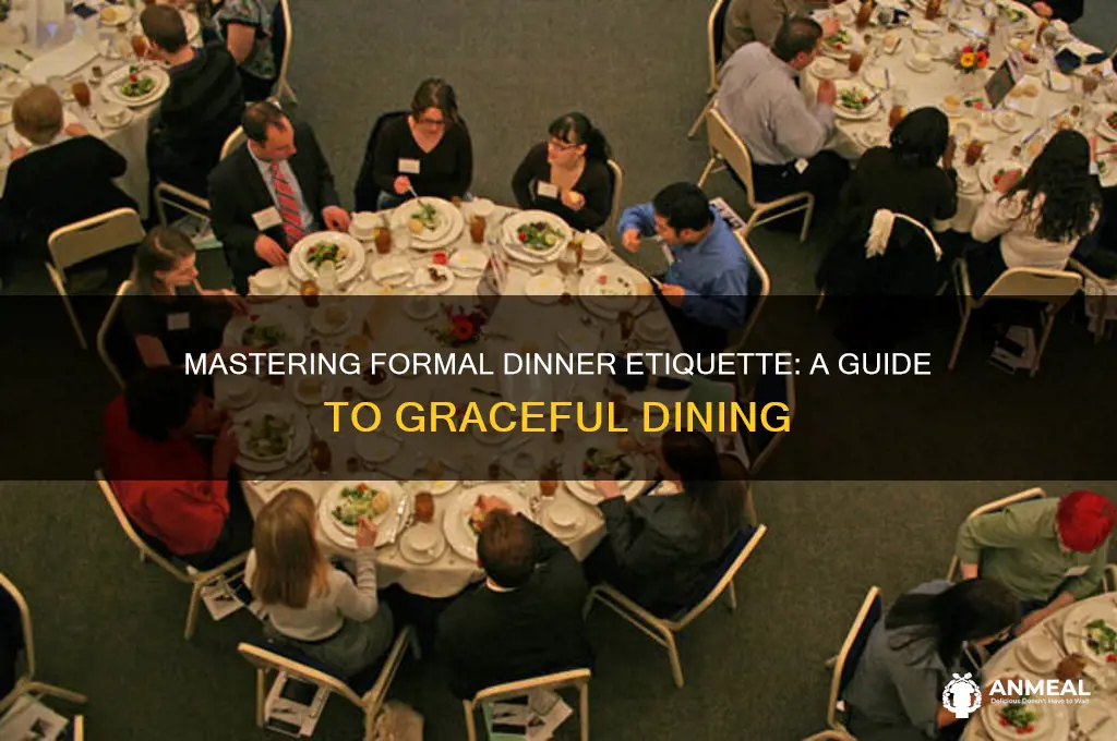how to act at a formal dinner