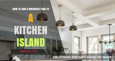 Creating a Kitchen Island Breakfast Bar