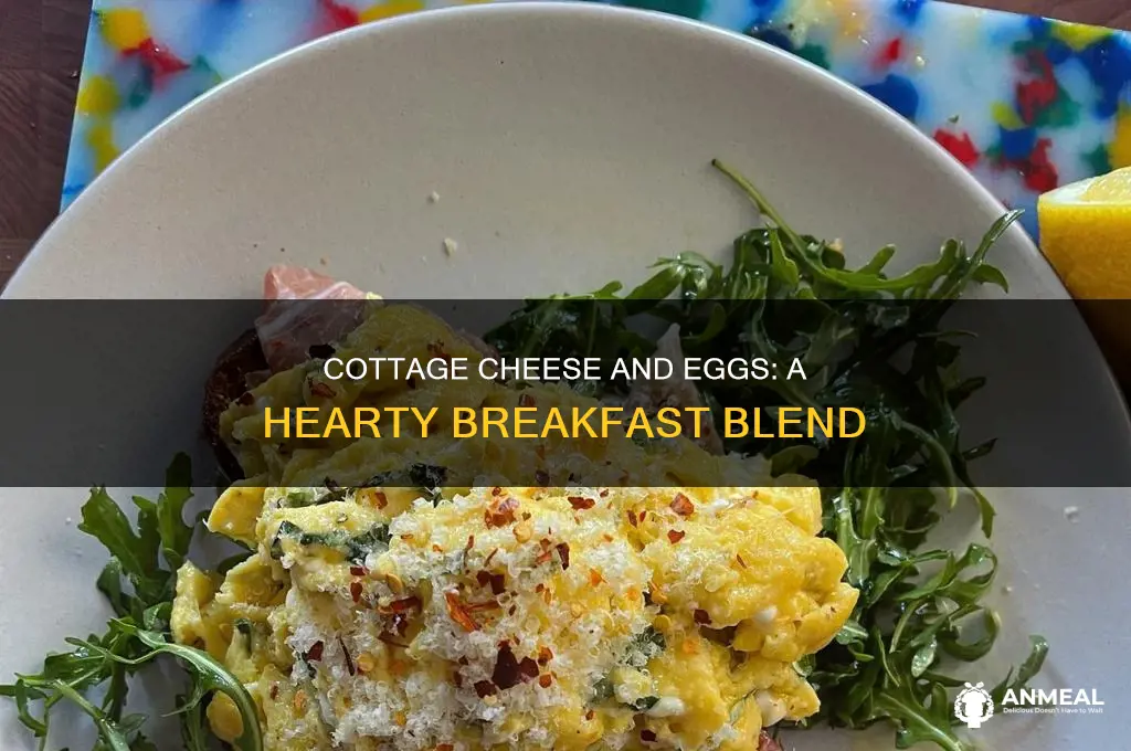 how to add cottage cheese to eggs for breakfast