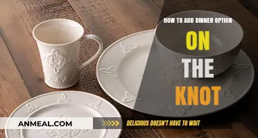 Adding Dinner Options to Your Knot Wedding Website: A Step-by-Step Guide