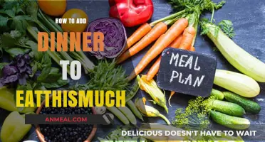 Effortlessly Add Dinner to Your EatThisMuch Meal Plan: A Guide
