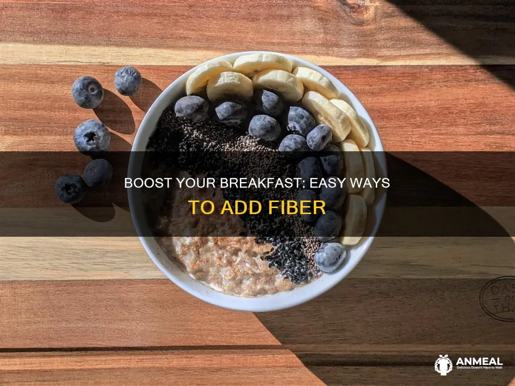 how to add fiber to breakfast