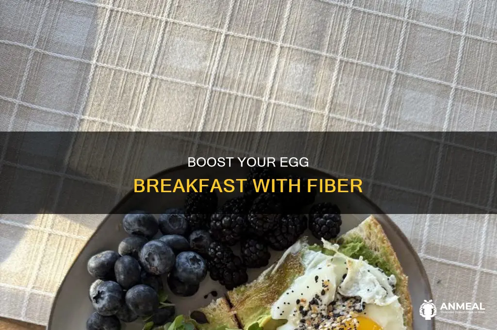 how to add fiber to egg breakfast