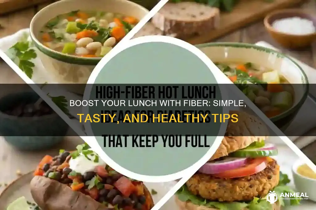 how to add fiber to lunch
