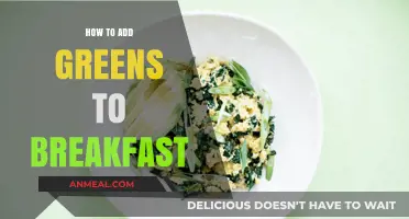 Add Greens to Your Breakfast: Quick, Easy, Healthy!