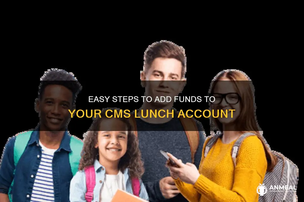 how to add money to cms lunch acct