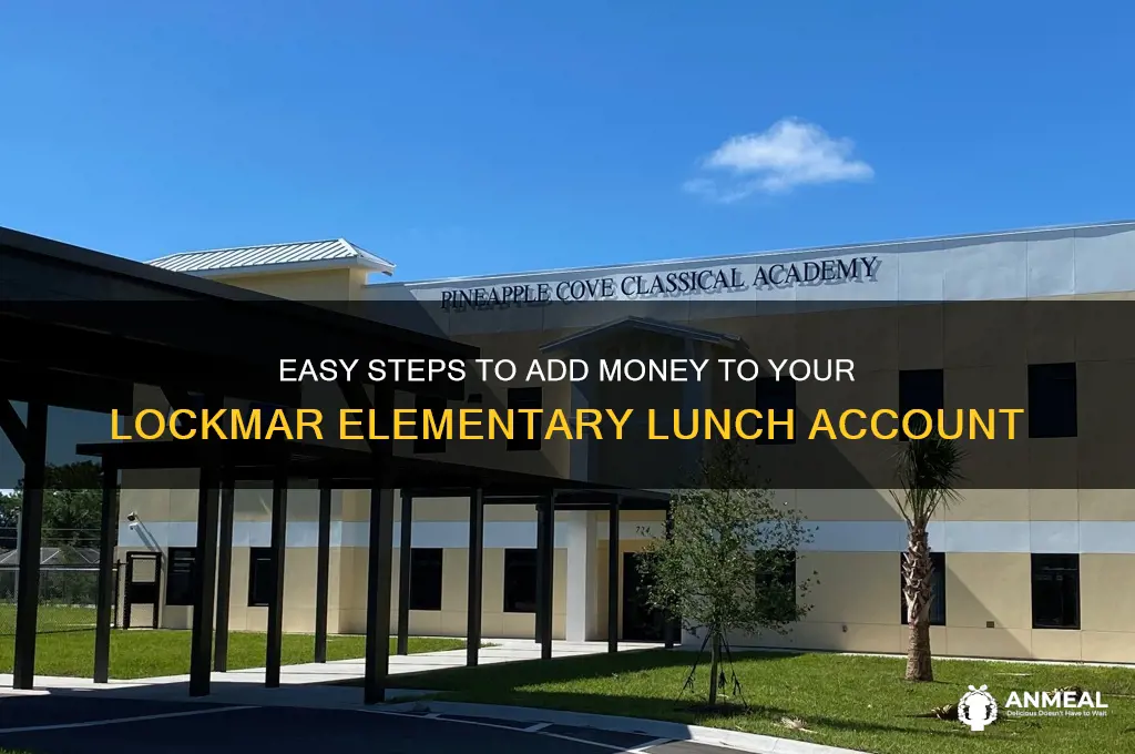 how to add money to lunch account lockmar elementary