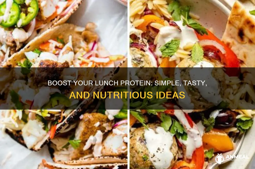 how to add more protein to lunch