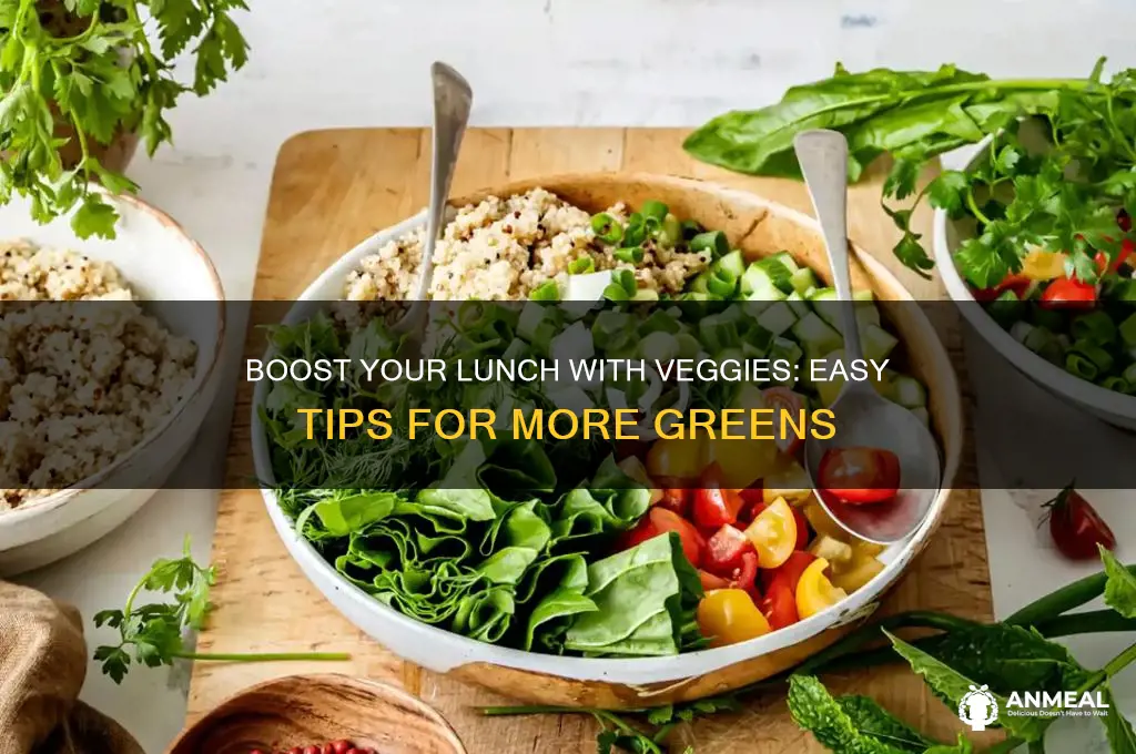 how to add more vegetables to lunch