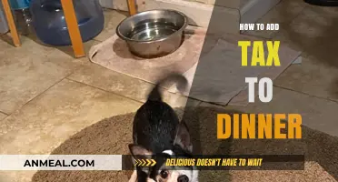 Adding Tax to Your Dinner Bill: A Simple Step-by-Step Guide
