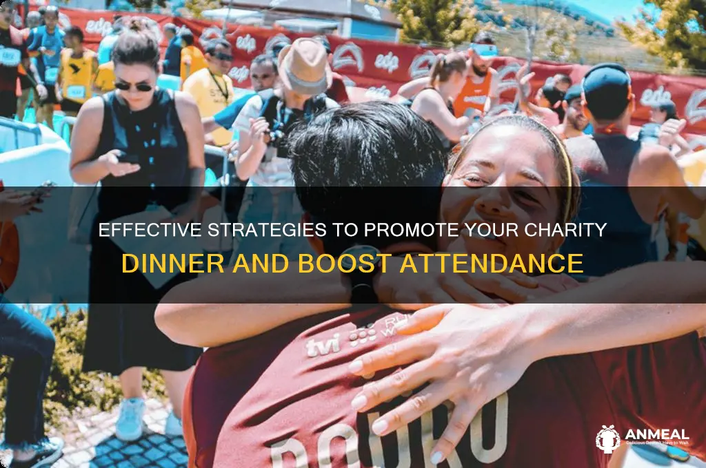 how to advertise a charity dinner