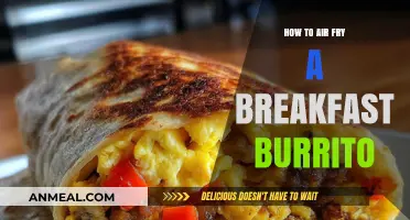 Air-Fried Breakfast Burritos: Quick, Easy, and Delicious!
