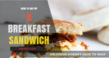 Air-Fryer Breakfast Sandwich: Quick, Easy, and Delicious!