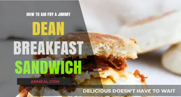 Air-Fryer Jimmy Dean Breakfast Sandwich: Quick, Easy, Delicious!