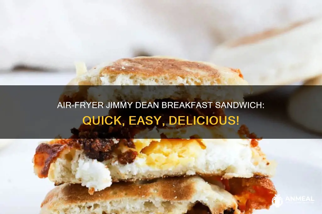 how to air fry a jimmy dean breakfast sandwich