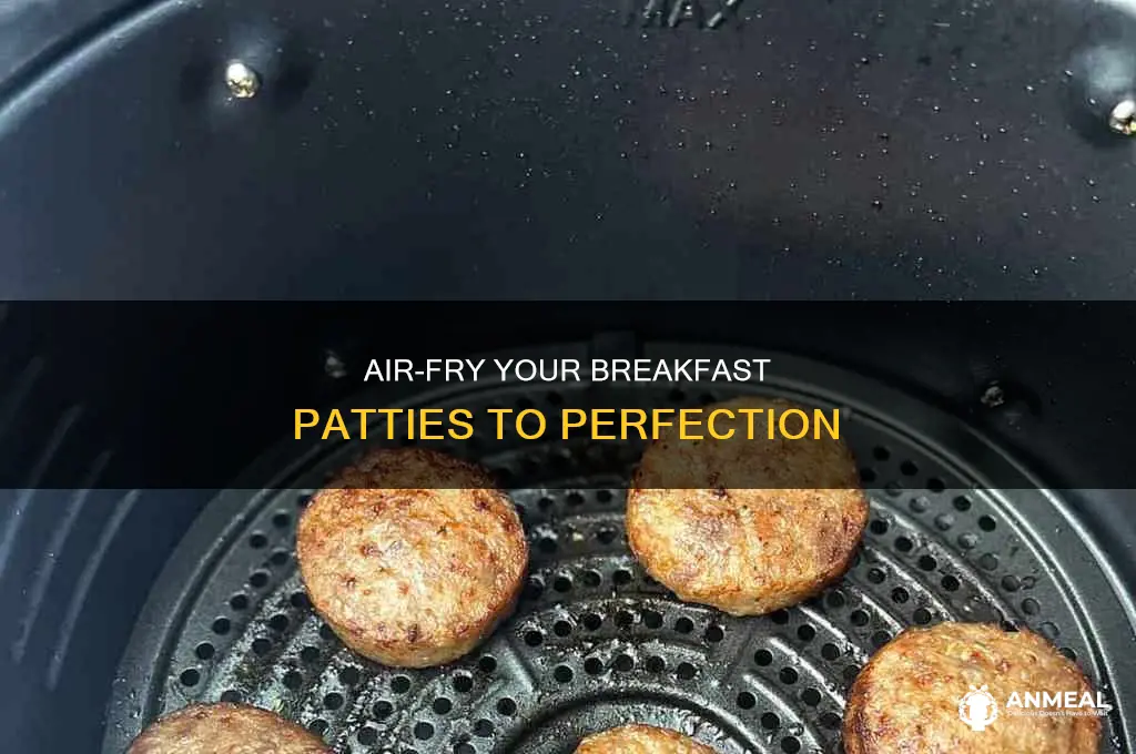 how to air fry breakfast patties