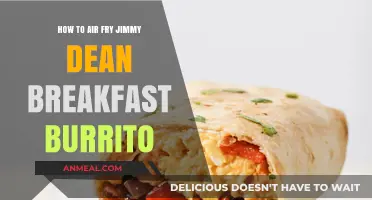 Air-Fryer Jimmy Dean Breakfast Burrito: Quick, Easy, Delicious!