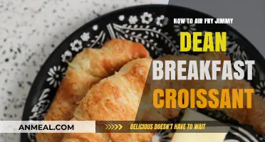 Air-Fryer Jimmy Dean Breakfast Croissant Perfection