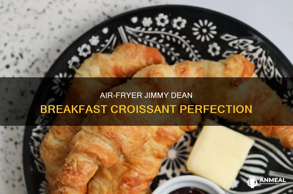 how to air fry jimmy dean breakfast croissant