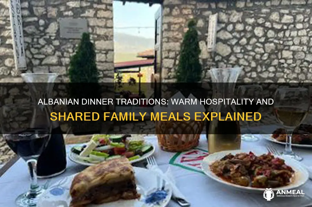 how to albanians treat dinner