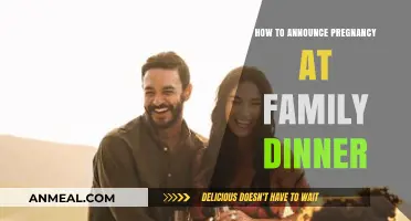Creative Ways to Share Your Pregnancy News at Family Dinner
